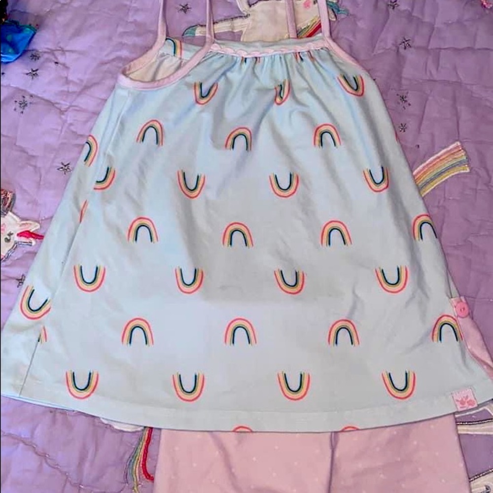 SweetHoney size 6 rainbow Jammies